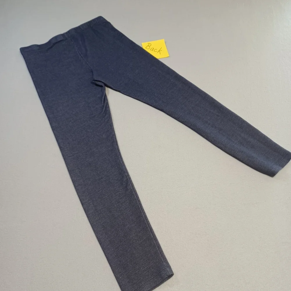 Wonder Nation Girls Blue Denim‎ Look Leggings Pants Size L 10-12 WG34100123432A